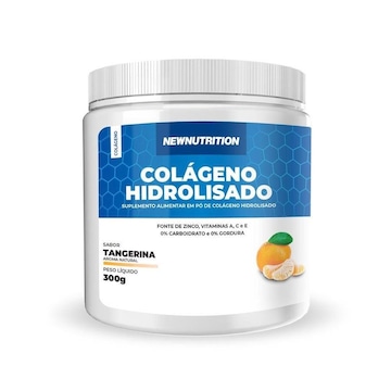 Colágeno Hidrolisado New Nutrition - Tangerina - 300g