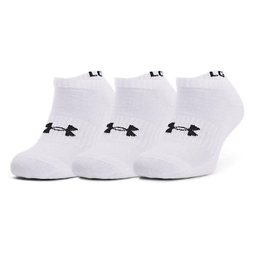 Kit Meias Cano Curto Under Armour Core Cotton NS - 3 Pares - Masculina