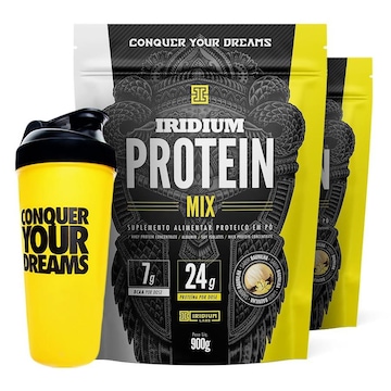 Kit Whey Protein Mix Nutrata - 900g - 2 unidades + Coqueteleira