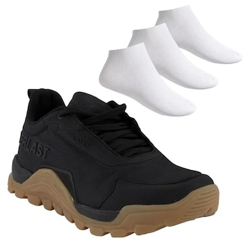 Tênis Everlast Cave Trail Low - Masculino + 3 Pares de Meias