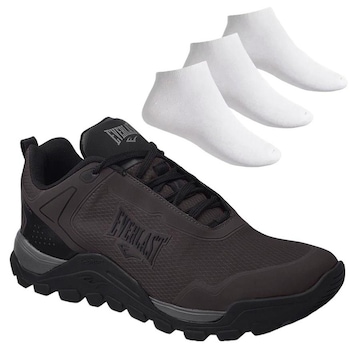 Kit Tênis Everlast Azteca Trail + 3 Pares de Meias - Masculina