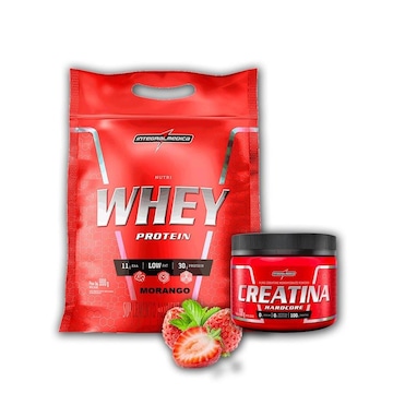 Kit Nutri Whey 900g + Creatina 150g Pura - Integralmedica