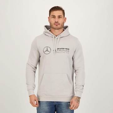 Blusão de Moletom com Capuz Puma Mercedes AMG Petronas MAPF1 Ess - Masculino