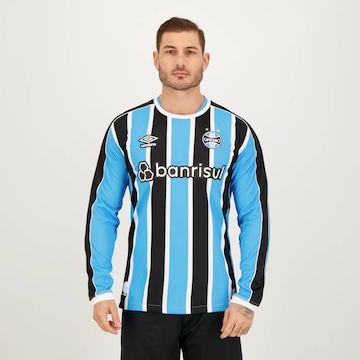 Camisa Manga Longa do Grêmio I 2023 Umbro - Masculina