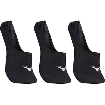 Kit Meias Invisível Mizuno Cronos - 3 Pares - Unissex