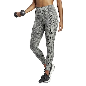 Calça Legging adidas Optime Réptil - Feminina