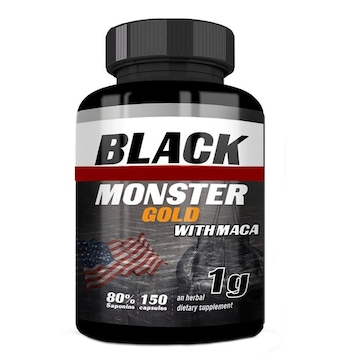 Suplemento em Cápsula Mais Força Black Monster Bionutri - 150 cápsulas
