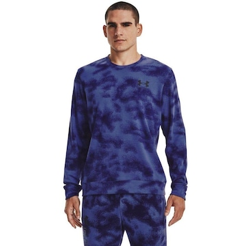 Blusão de Moletom de Treino Under Armour Rival Terry Nov Crew - Masculino