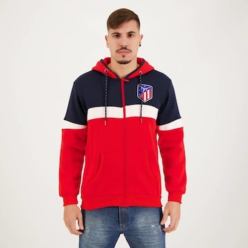 Jaqueta de Moletom Atlético de Madrid com Capuz Futfanatics - Masculina