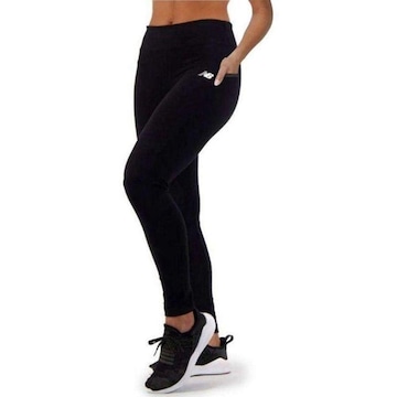 Calça Legging New Balance Cós Alto - Feminina