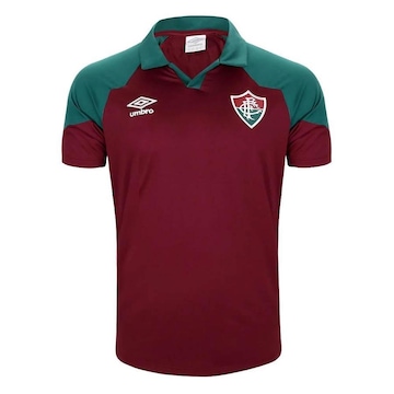 Camisa Polo do Fluminense Viagem 2023 Umbro - Masculina