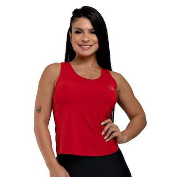 Camiseta Regata Nadador Academia Fitness Hoopfit Básica - Feminina