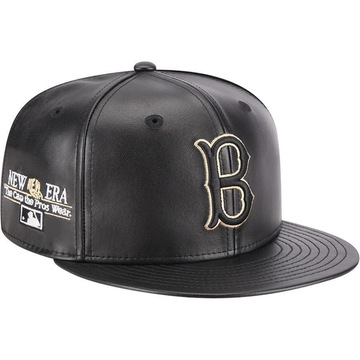 BONÉ ABA RETA NEW ERA 59FIFTY BOSTON RED SOX - FECHADO - ADULTO