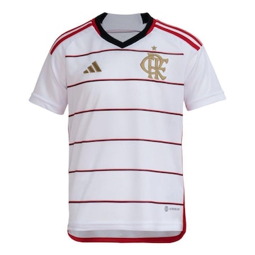Camisa 2 do CR Flamengo 23/24 adidas - Infantil