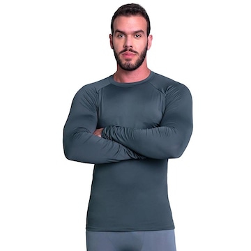 Camisa Térmica MVB Modas Proteção Uv 50 + - Masculina