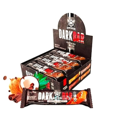 Darkness Dark Bar Integralmédica - Coco com Chocolate Chip - 90g - 8 unidades