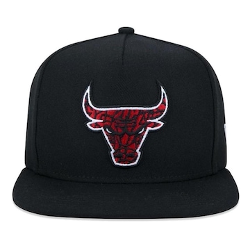 BONÉ ABA RETA NEW ERA CHICAGO BULLS 950 A-FRAME CORE - SNAPBACK - ADULTO