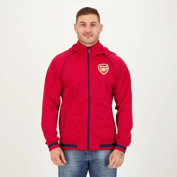 Jaqueta Arsenal com Capuz Trilobal Futfanatics - Masculina