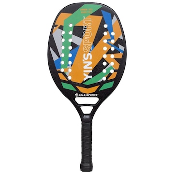 Raquete Beach Tennis Gold Sports Yins Convoy carbon Pro Advance