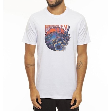 Camiseta Hurley Flower Sun - Masculina