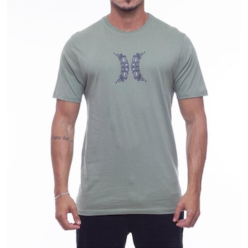 Camiseta Hurley Icon Abstract - Masculina