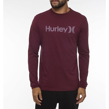 Camiseta Manga Longa Hurley O&O Solid - Masculina