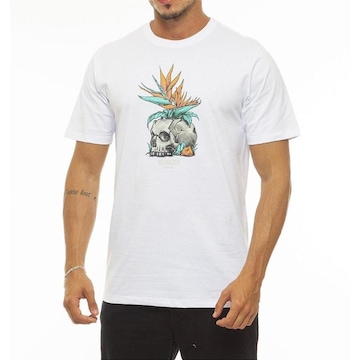 Camiseta Hurley Skull Flower - Masculina