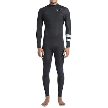 Long John Hurley Manga Longa Advant 3/2mm Fullsuit - Masculino