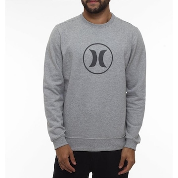 Blusão de Moletom Hurley Careca Circle Stone - Masculino