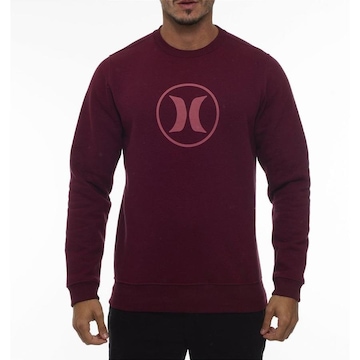 Blusão de Moletom Hurley Careca Circle Stone - Masculino