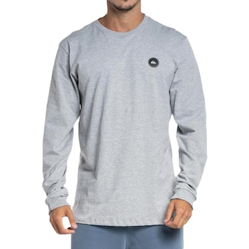 Camiseta Quiksilver Transfer Round Manga Longa - Masculina