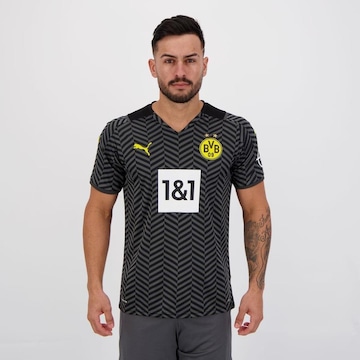 Camisa Borussia Dortmund Away 2022 22 Bellingham Puma - Masculina
