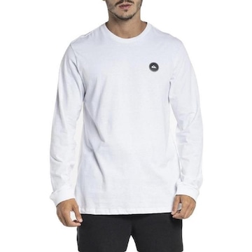 Camiseta Quiksilver Transfer Round Manga Longa - Masculina