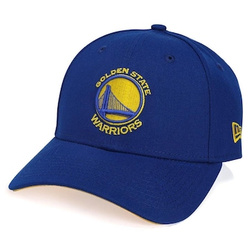 Boné Aba Curva New Era 9Forty NBA Golden State Warriors Team - Snapback - Adulto