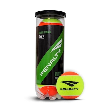 Kit de Bola de Beach Tennis Penalty XXII - Tubo com 3 Bolinhas