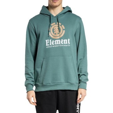 Blusão de Moletom com Capuz Element Canguru Vertical Color - Masculino