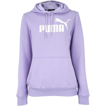 Blusão de Moletom com Capuz Puma Ess+ Metallic Logo Hoodie T - Feminino