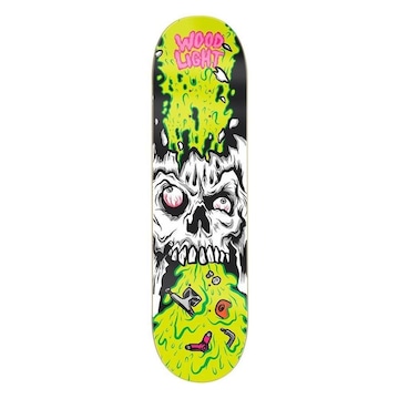 Shape de Skate Wood Light Marfim Blow Up Vomiting