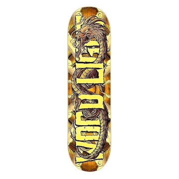 Shape de Skate Wood Light Marfim Chinese Dragon Brown