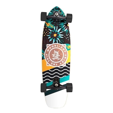 Simulador de Surf Wood Light Completo Tropicalis - Longboard