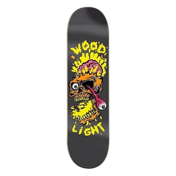 Shape de Skate Wood Light Marfim Blow Up Crushed