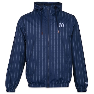 Jaqueta Corta Vento com Capuz New Era New York Yankees Windbreaker MLB - Masculina