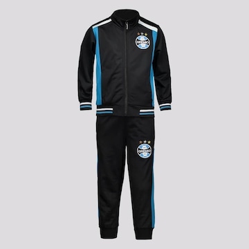 Agasalho do Grêmio Trilobal FutFanatics Tricolor - Infantil