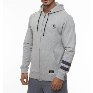 Blusão de Moletom com Capuz Hurley Circle Icon Oversize - Masculina