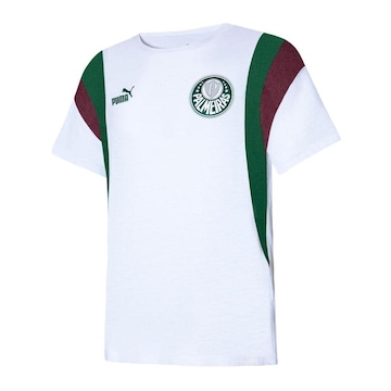 Camiseta do Palmeiras Puma Ftbl Archive Jr. - Infantil