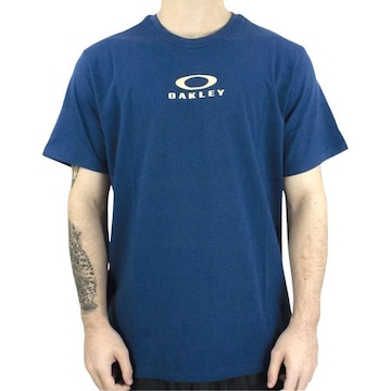 Camiseta Oakley Bark New Dark Blue - Masculina