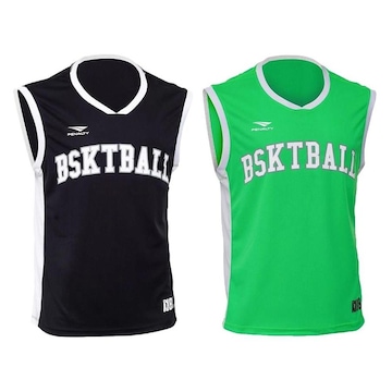 Kit Camisetas Regata Penalty Basquete 3x3 Pro - 2 unidades - Masculina