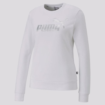 Blusão de Moletom Puma ESS+ Metallic Logo TR - Feminino