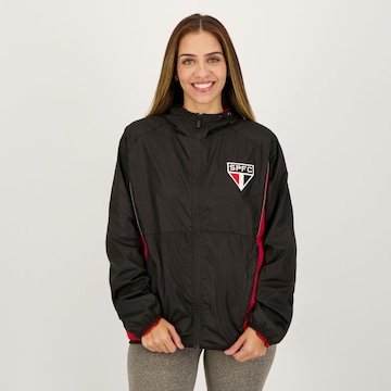 Jaqueta do São Paulo Corta Vento com Capuz Futfanatics Reflective - Feminina