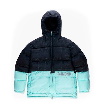 Jaqueta Puffer Diamond Supply O5 Com Capuz